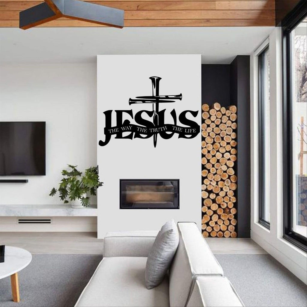 (🎁Last Day 50% OFF)🔥Jesus & Cross Design Wall Art - ⌛Limited Handmade Series
