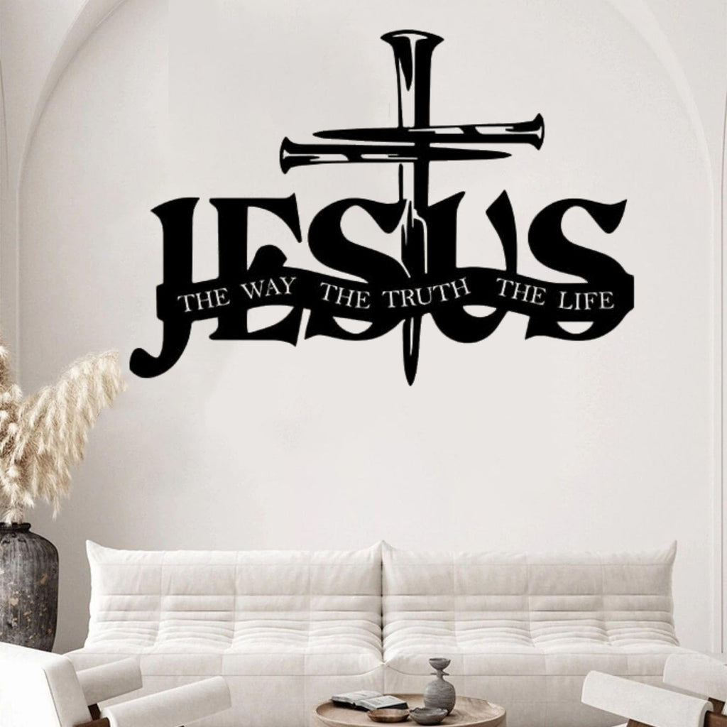 (🎁Last Day 50% OFF)🔥Jesus & Cross Design Wall Art - ⌛Limited Handmade Series