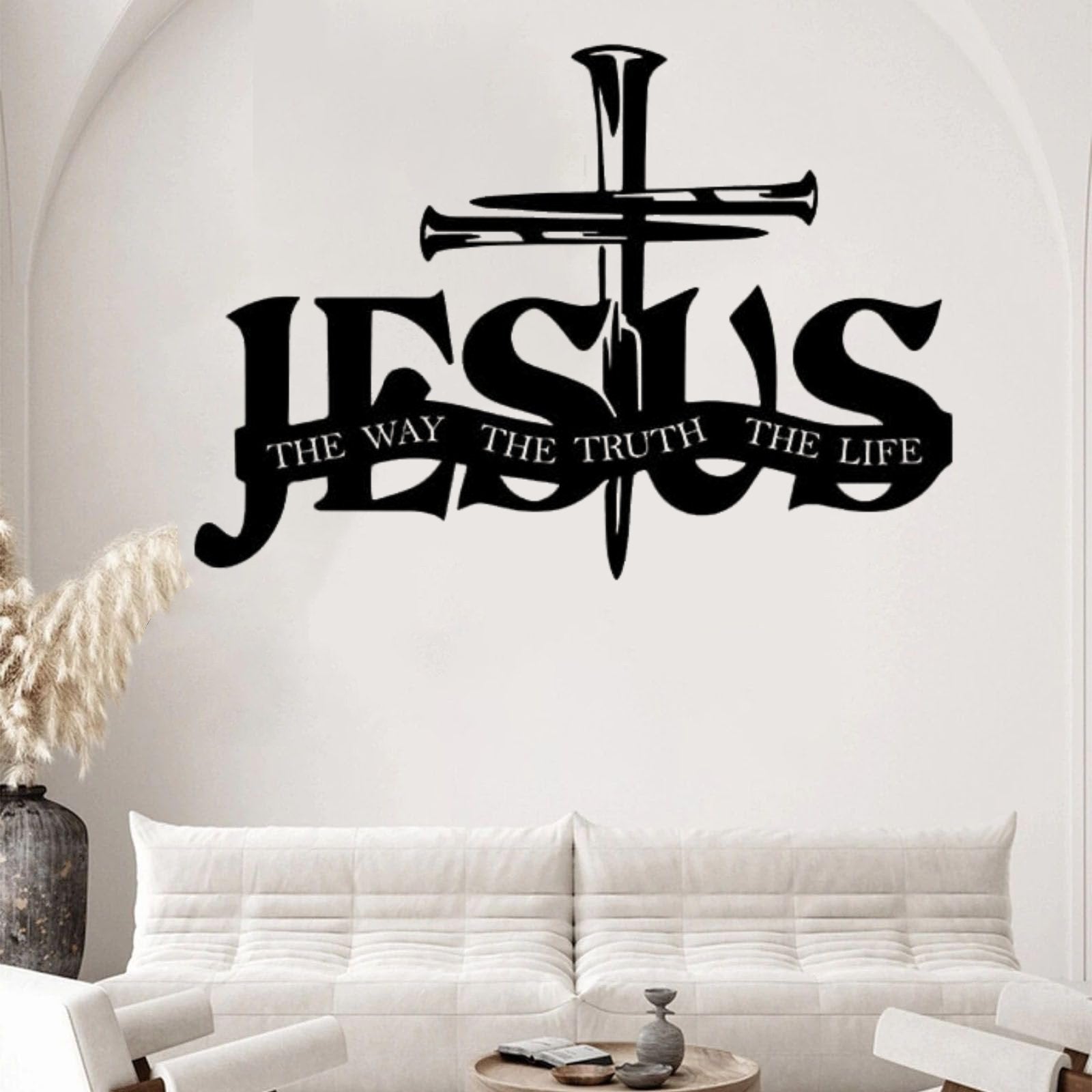 (🎁Last Day 50% OFF)🔥Jesus & Cross Design Wall Art - ⌛Limited Handmade Series