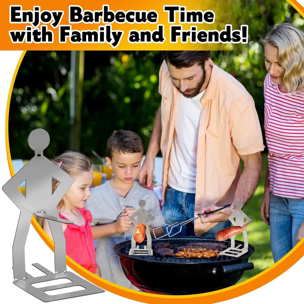 Funny BBQ Stand Man Hot Dog Holder