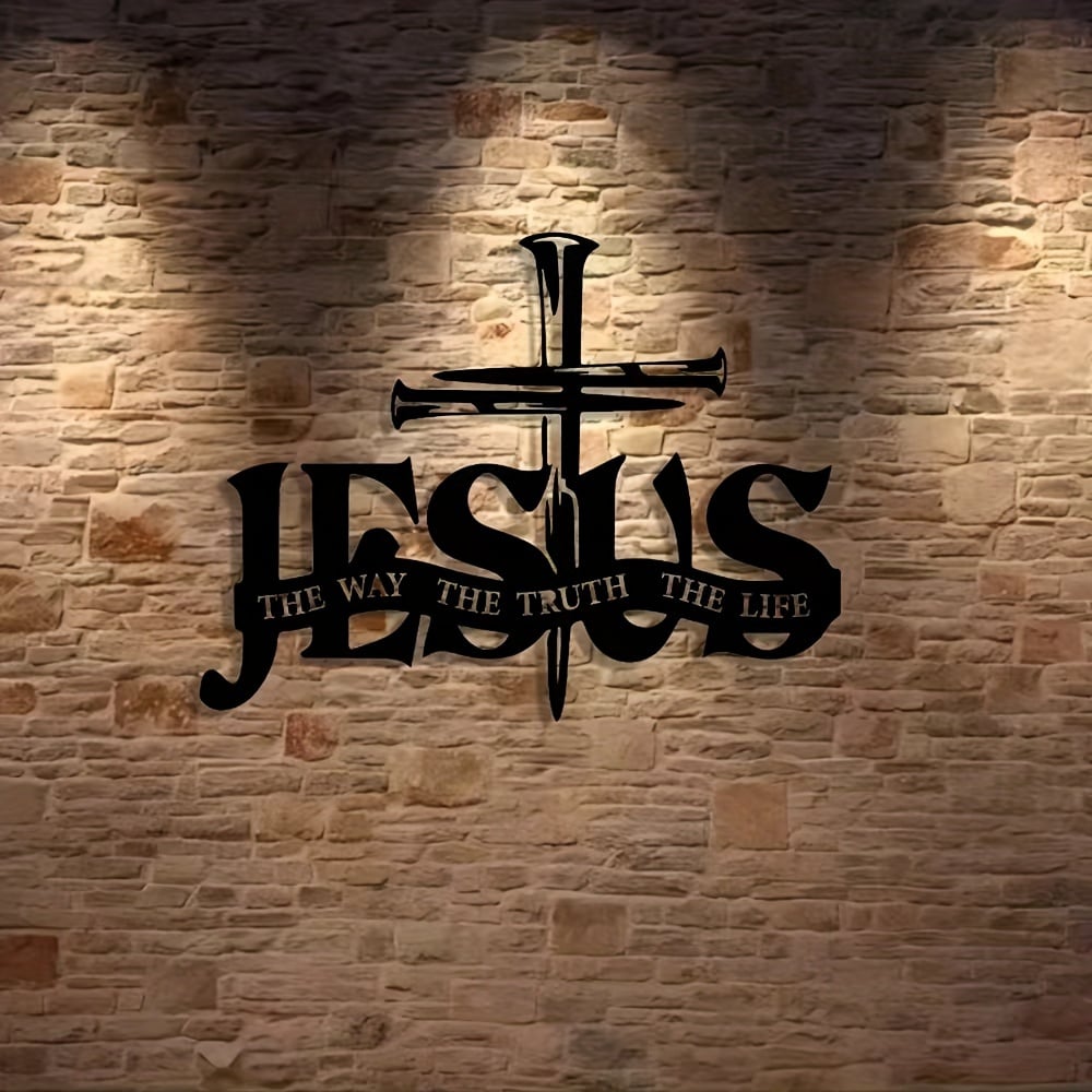 (🎁Last Day 50% OFF)🔥Jesus & Cross Design Wall Art - ⌛Limited Handmade Series