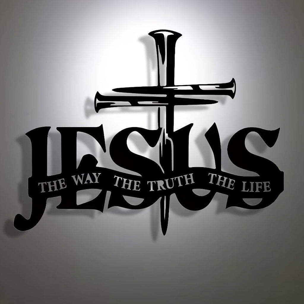 (🎁Last Day 50% OFF)🔥Jesus & Cross Design Wall Art - ⌛Limited Handmade Series