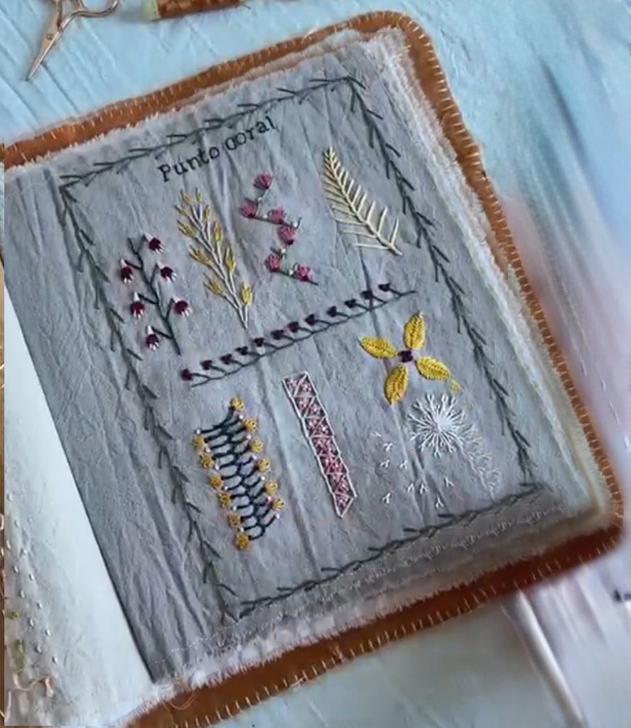 🔥Last Day 49% OFF - 📚 Embroidery Stitch Memo Book(✨Beginner-Friendly)