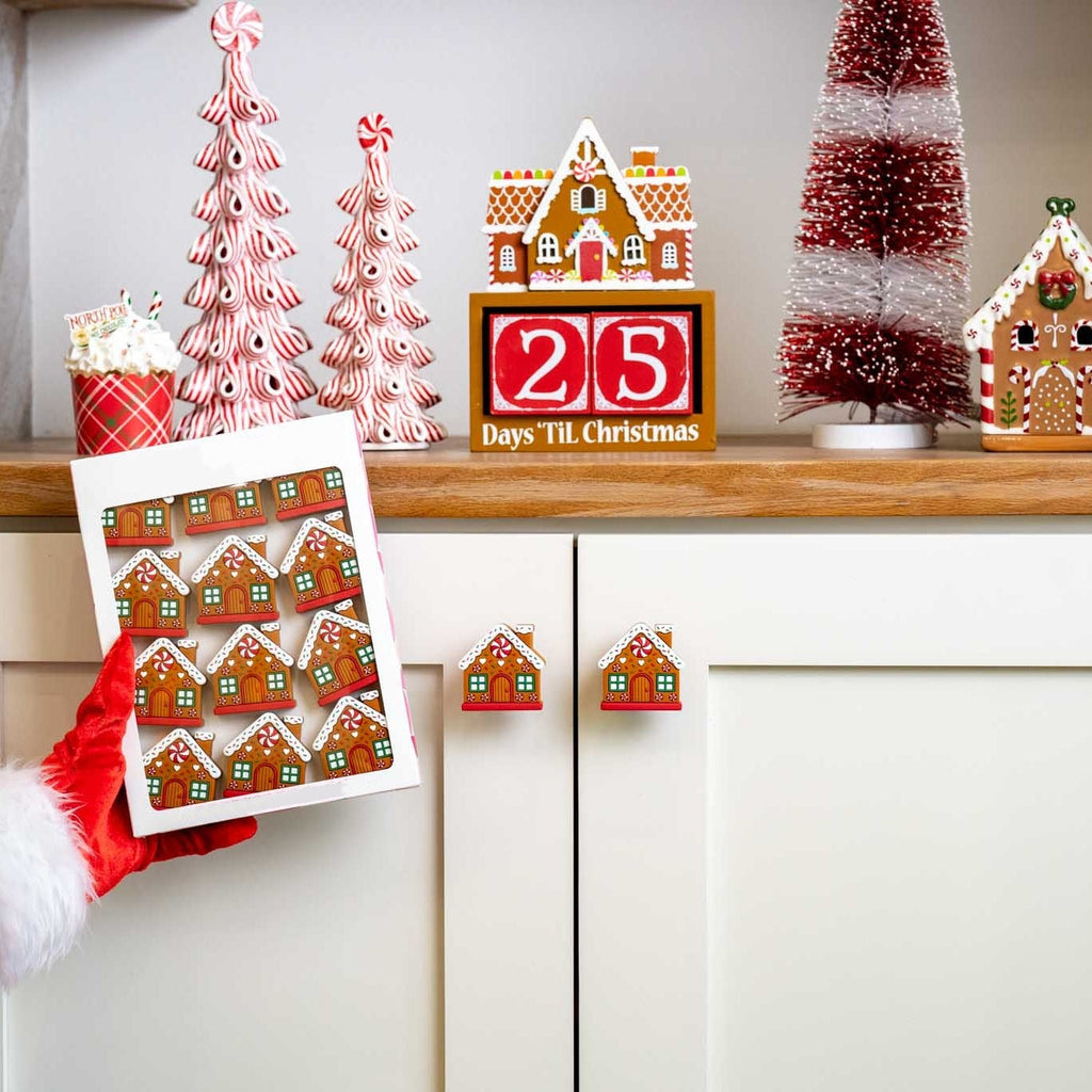 🔥Super Sale - 49% OFF🔥Set of 5 pcs Gingerbread House Knob Cover
