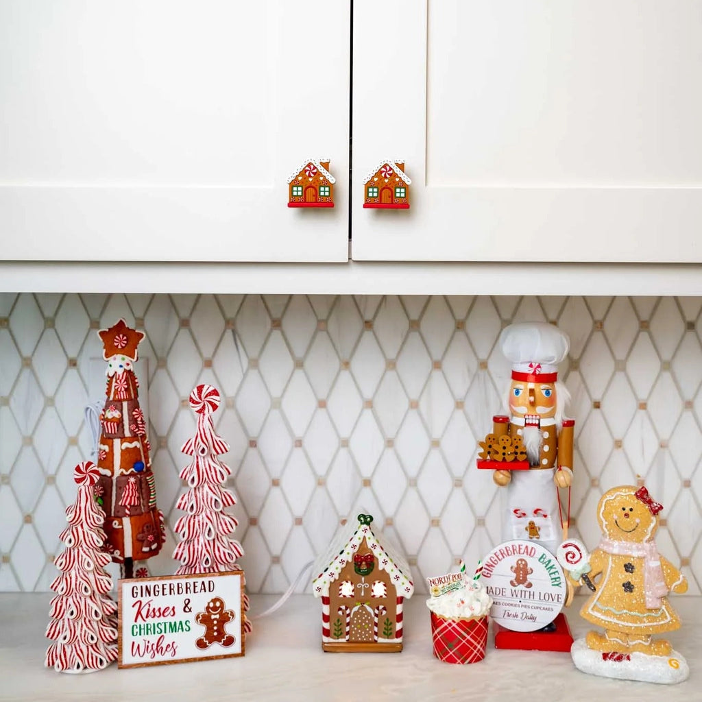 🔥Super Sale - 49% OFF🔥Set of 5 pcs Gingerbread House Knob Cover