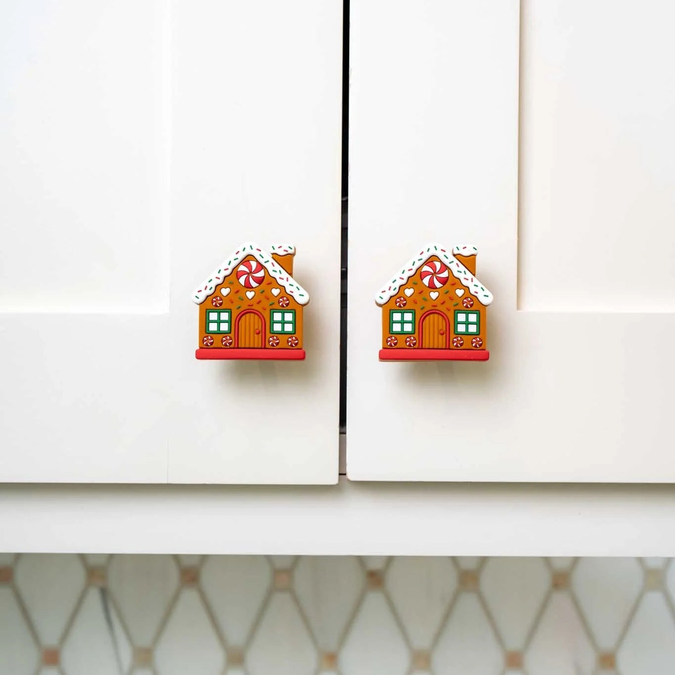 🔥Super Sale - 49% OFF🔥Set of 5 pcs Gingerbread House Knob Cover