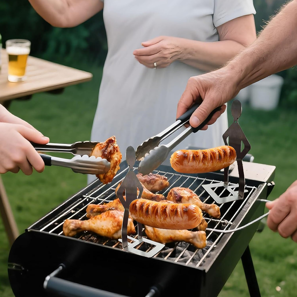 Funny BBQ Stand Man Hot Dog Holder